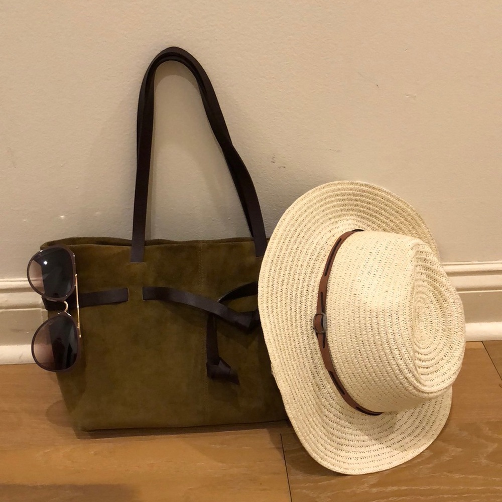 Suede bag